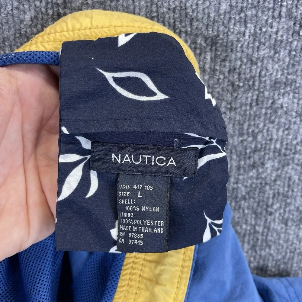 Nautica Swim Trunks Men's Large Blue Board Shorts‎ Beach Summer
